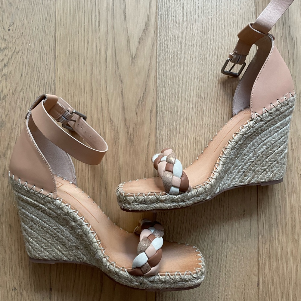 Dolce Vita Nilton Natural Strap Wedge Sandal